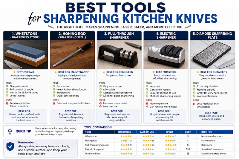 best tools for sharpening kitchen knives