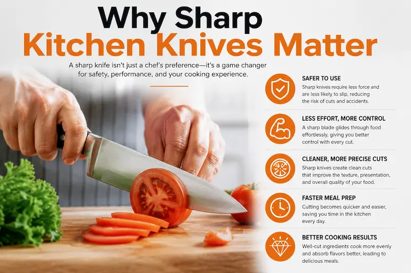 why sharp kitchen knives matter