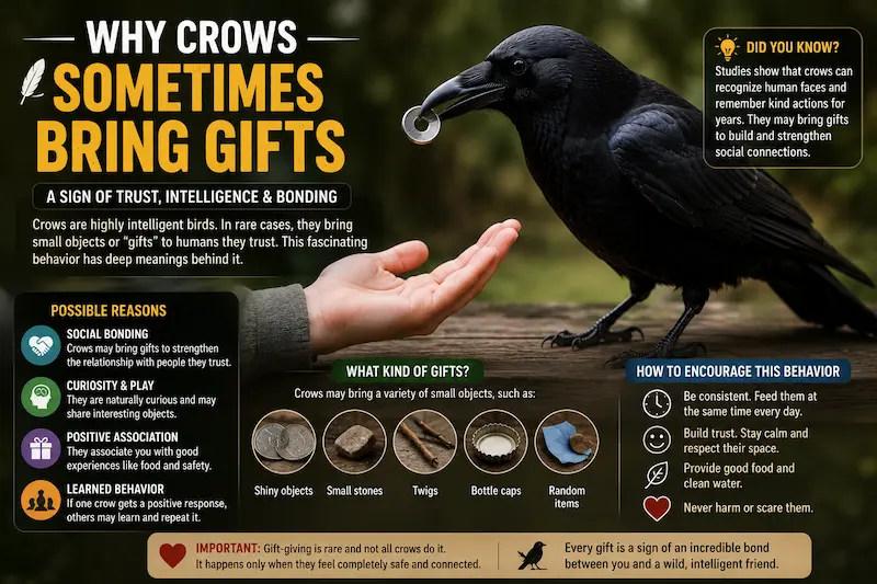 Why Crows Sometimes Bring Gifts