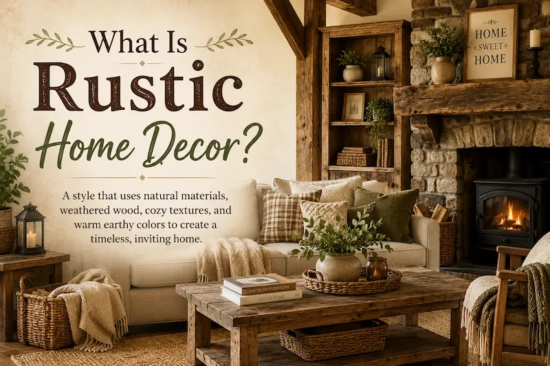 what is rustic home decor