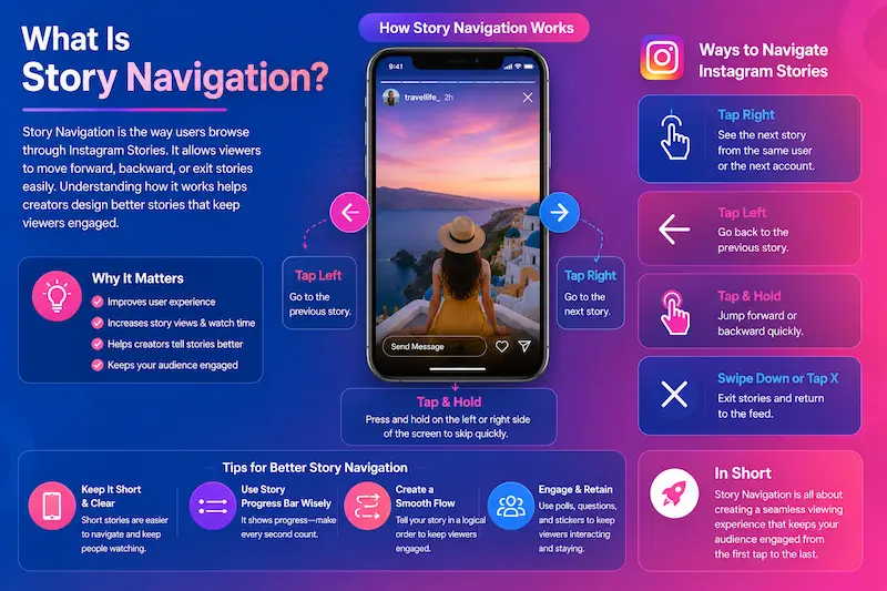 what is story navigation